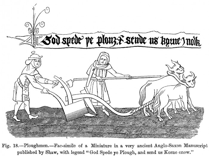A medieval plough