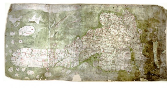 A medieval map of Britain