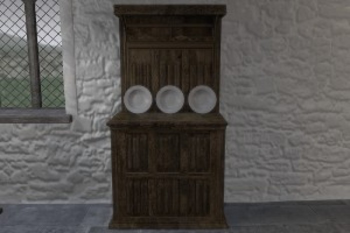 A cupboard at Cochwillan